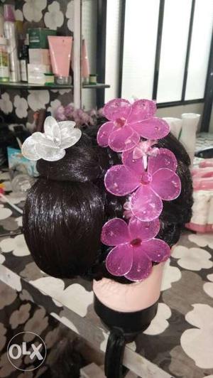 Purple Flower Headband
