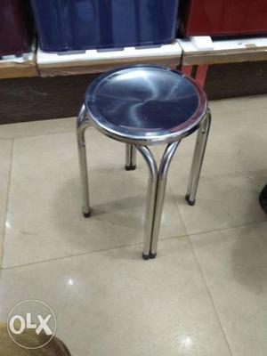 Round Stainless Steel Stool Chair
