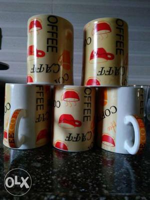 Ten Ceramic coffee Mugs
