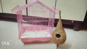 Birds cage. good condition. no damages. with. the