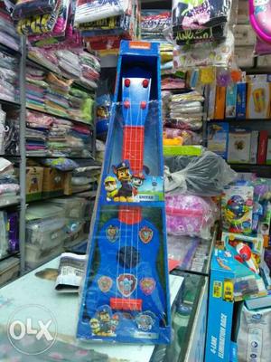 Blue And Red Guitar Toy