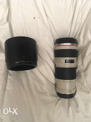 Canon  mm f/4, brand new, used twice