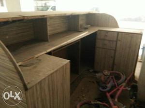 Wooden Reception Counter, A Very Good Condition