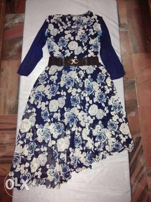 Beautiful blue dress.. pick fast.. least price... XL size