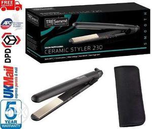 Black And Gray Remington Hair Flat Iron With Box