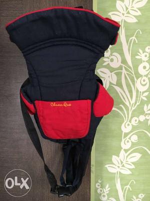 Black And Red Breathable Carrier