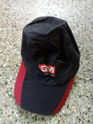 Black And Red Cap