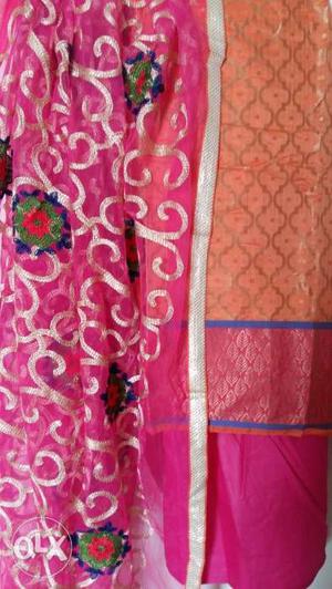 Brand new Banarasi jaquard dress material with