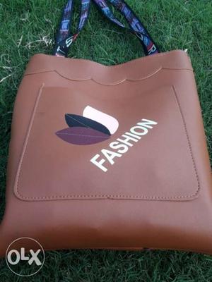 Brown Fashion Leather Tote Bag