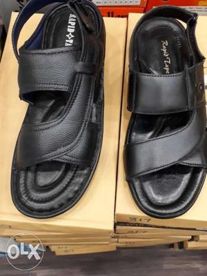 By 1 get 1 free 4.9.9. pure leather sandals black