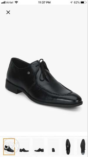 Formal Blackberry Black Leather Dress Shoe