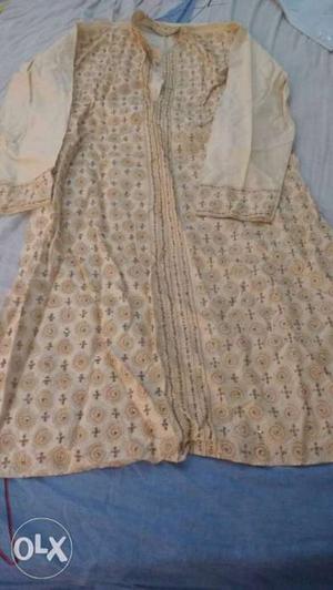 Golden yellow color Sherwani, used only once