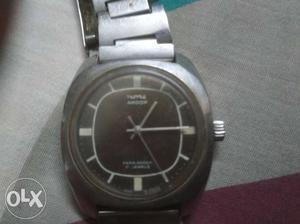  Hmt Aroop parashock 17 jewel vintage watch.