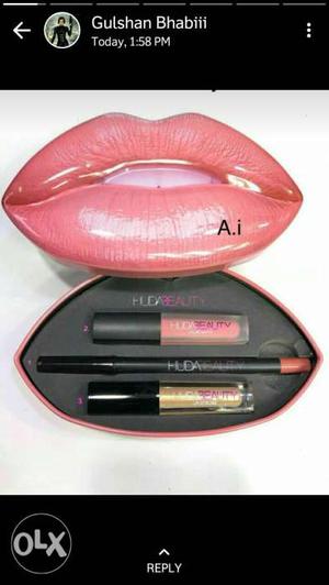 Huda beauty lipstick set new