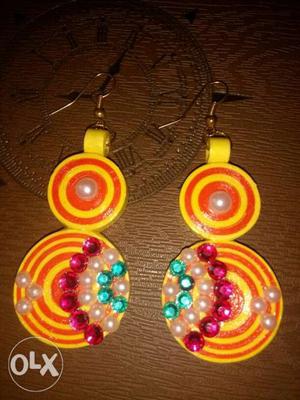 It's a quilling earrings