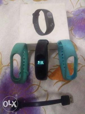 Mi band 2 with heart rate,extra 3 wrist band free