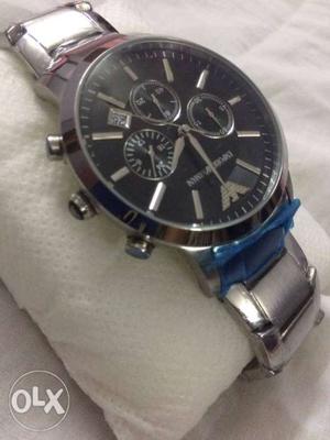 New Armani Silver Watch Not Yet Used