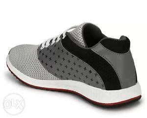 New Synthetic Leather Grey Shoes Manufacture In