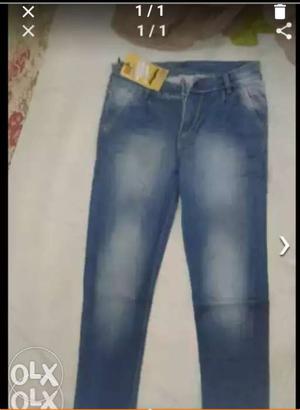 New blue pant size 32 just new not even used one