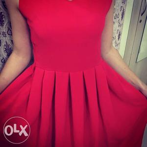 New short red dress(unused)