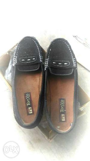 Pair Of Black Loafers