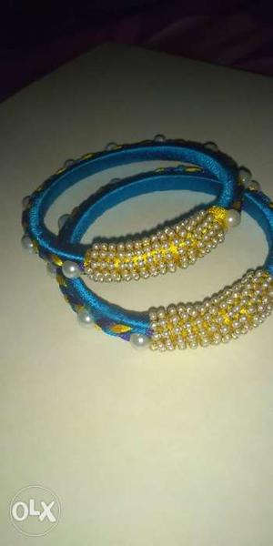 Pair Of Blue Bracelets