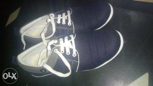 Pair Of Blue and shoes just 20 days piece only one time used
