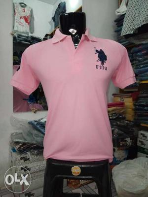 Pink USPA Ralph Lauren Polo Shirt