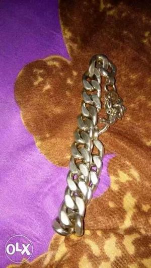 Pure silver (chandi) Chain Bracelet 114grm ¹²³