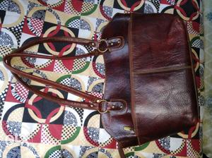 Pure treated leather bag for daily use. Very