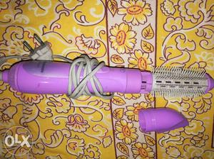 Purple And Pink Hair Curler
