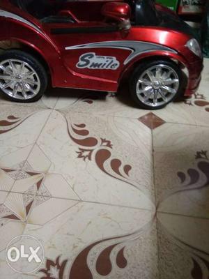 Toddler's Red Vehicle Ride-on Toy