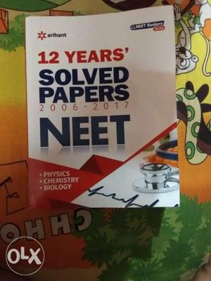 12 years solved papers of NEET New edition.