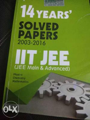14 Years' Solved Papers ITT JEE Book