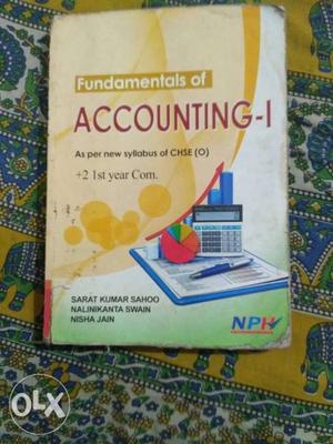 +2 1st year commerce accountancy book (chse),