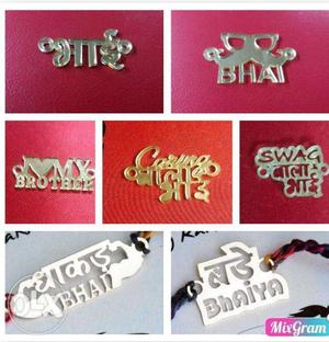 Acrylic customised rakhi's