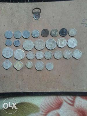 All old coins rs only paisa 2paisa 3paisa