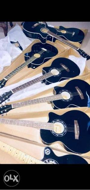 Black Acoustic Guitar Lot