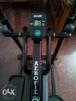 Black Aerofit Cardio-glide, Orbitrac Bike, Fitness Cycle