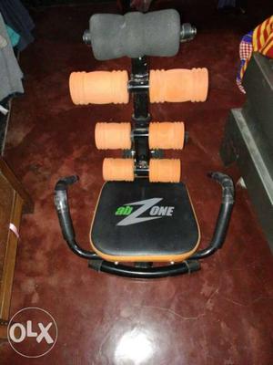 Black And Gray Ab Zone Exercise Equipment