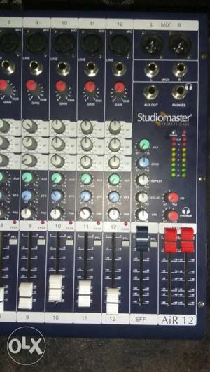 Blue, White, Red, And Black Air 12 Audio Mixer