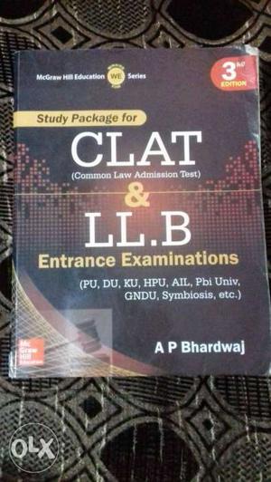 CLAT LL.B Entrance Examinations Book