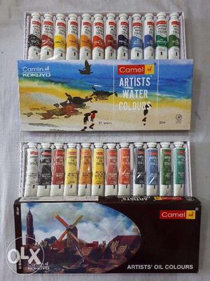 Camlin Camel Artists' Water Colours + Artists' Oil Colours