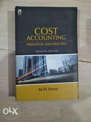 Cost Accounting By M N Anora Book
