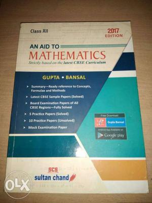  Edition An Aid To Mathematics Book