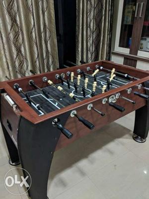 Foosball table 2 months old. In great condition.