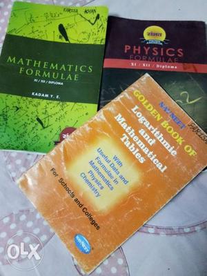 Formulae physic, maths 12th and logarithmic book