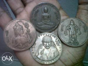 Ganpati Bhagwan & other logo13 Coins at  (no power)