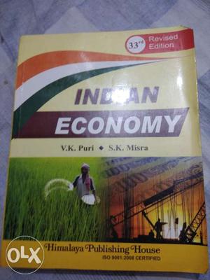 Indian economy by Mishra &Puri,33rd edition