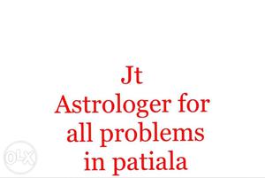 Jt Astrologer For All Problems In Patiala Text